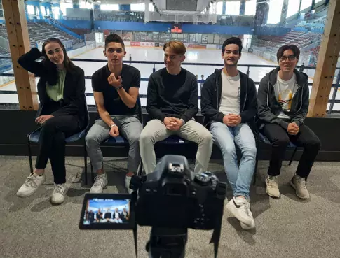 6 étudiants lyonnais en stage au LHC