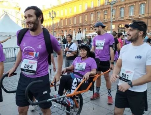 L’équipe Win Toulouse participe à la Corrida Pédestre