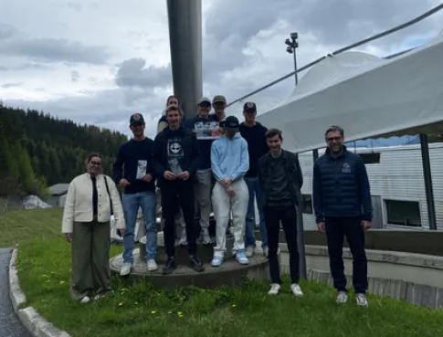 Glisse, vitesse et immersion terrain : nos étudiants sur la piste olympique de La Plagne