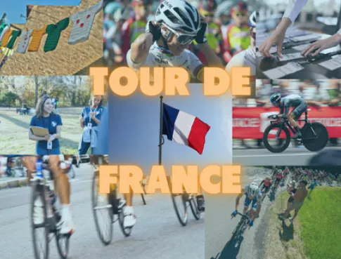 Le Tour de France passe devant notre école de sport à Albertville