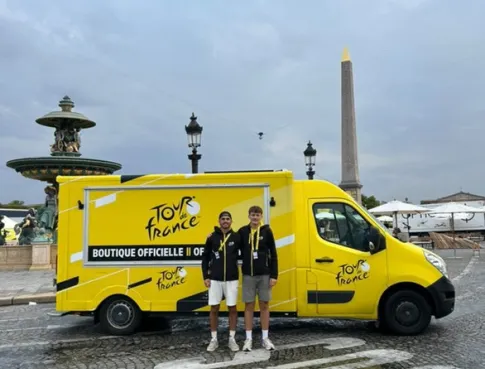 Nos étudiants sur la route du Tour de France