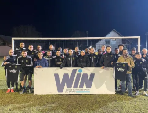 Chambéry Savoie Football : partenariat prolongé pour une deuxième année pour WIN Sport School Chambéry