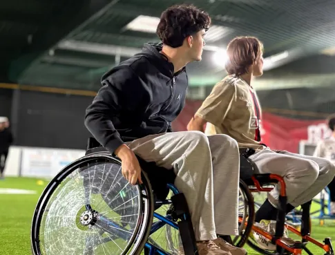 Handisport : une journ&eacute;e de sensibilisation avec Handimoov'