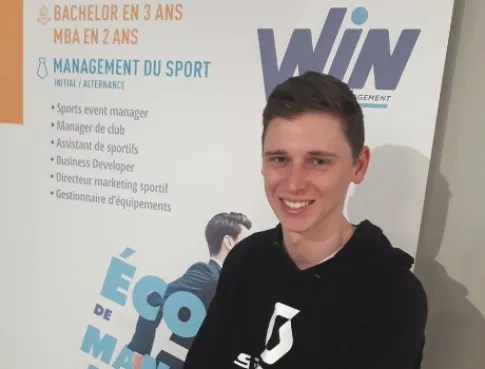 Alexandre, en alternance au Comité de Bretagne de Cyclisme