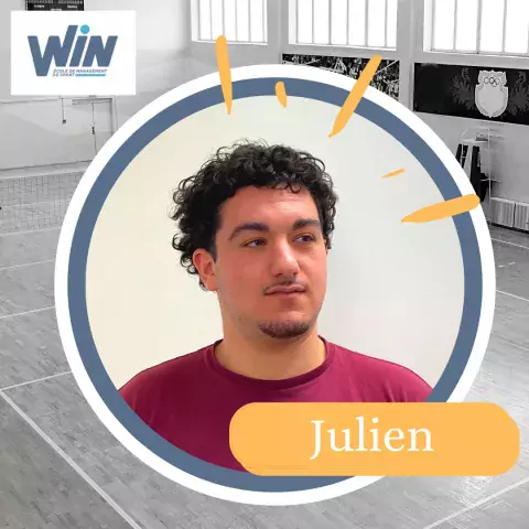 Julien, nous partage sa mission professionnelle : L’organisation d’un match de volley-ball